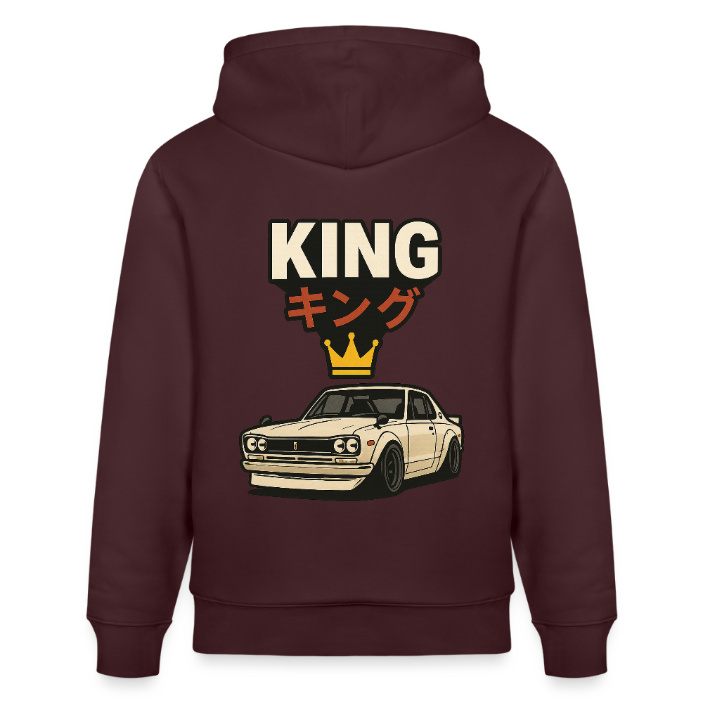 Cartel Bio-Hoodie King 👑 Partnerhoodie - Maroon