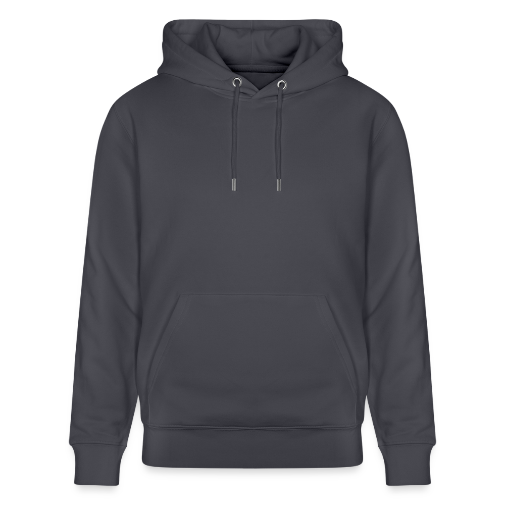 Cartel Bio-Hoodie Clean White Logo - Indigoblau