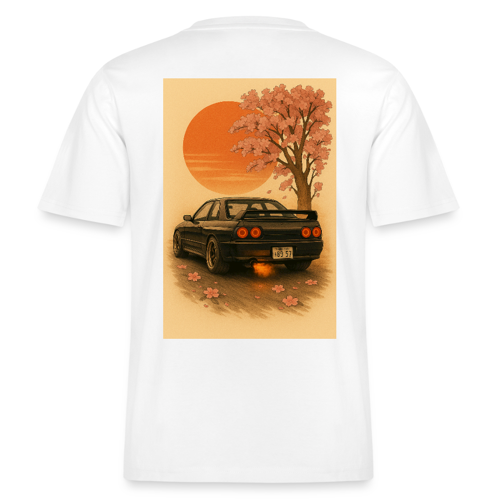 Cartel Bio-T-Shirt Sunset Ride Gemälde - Weiß