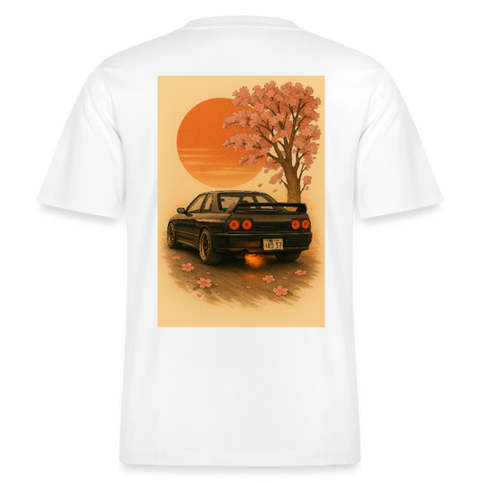 Cartel Bio-T-Shirt Sunset Ride Gemälde - Weiß