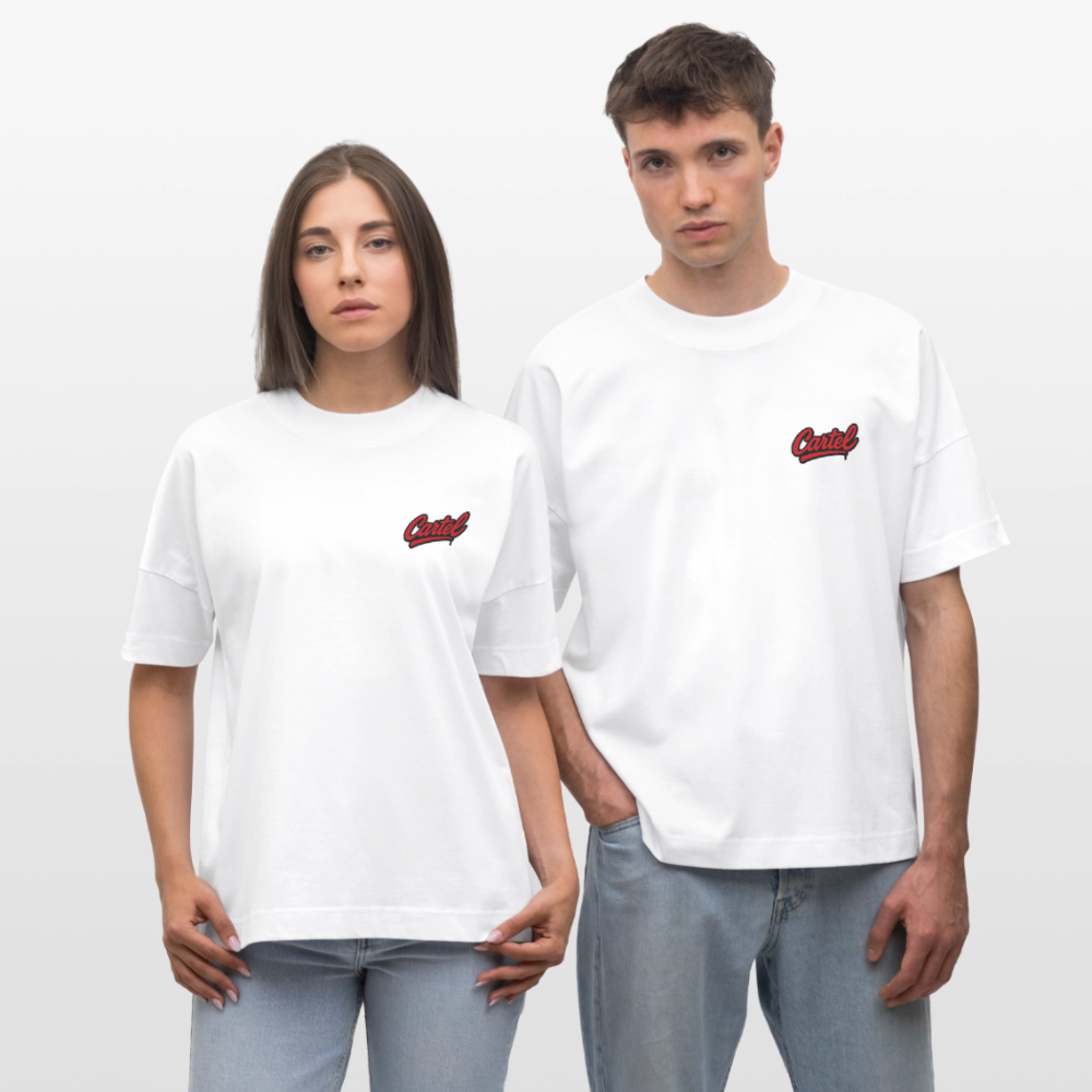 Cartel Oversized Bio T-Shirt Japan Turbo Whistle - Weiß