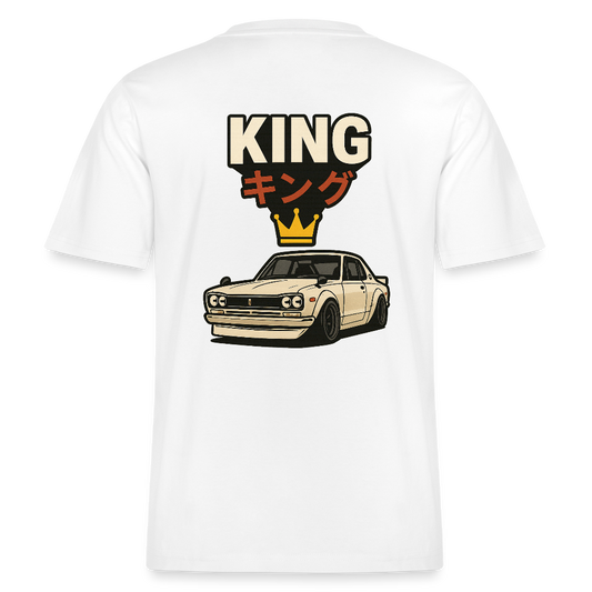 Cartel Bio-T-Shirt King 👑 Partnershirt - Weiß