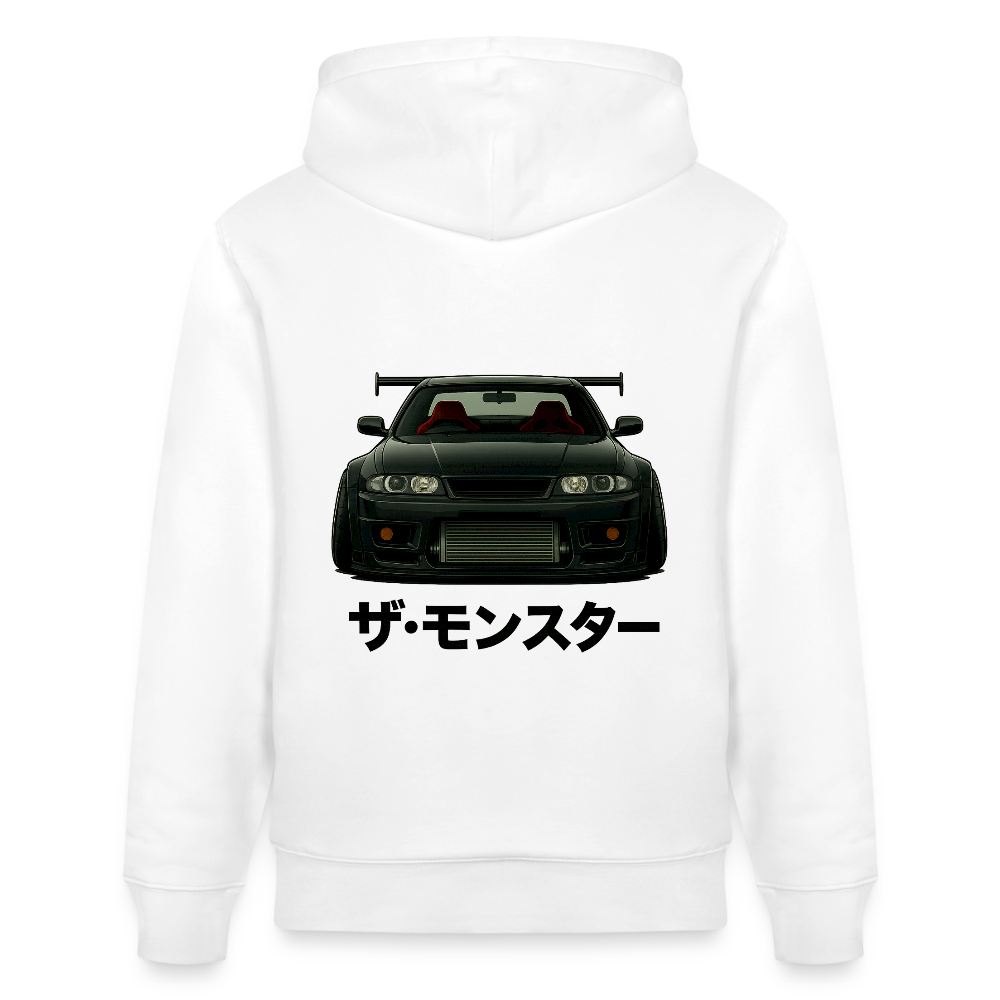 Cartel Bio-Hoodie Monster - Weiß