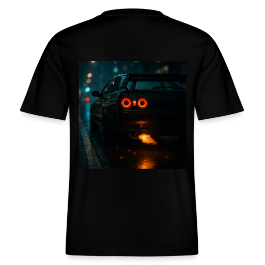 Cartel Bio-T-Shirt Feuriger Gruß - Schwarz
