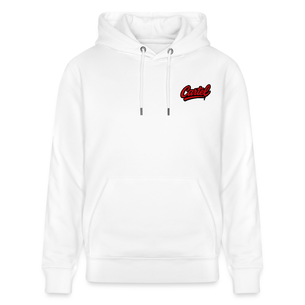 Cartel Bio-Hoodie Monster - Weiß