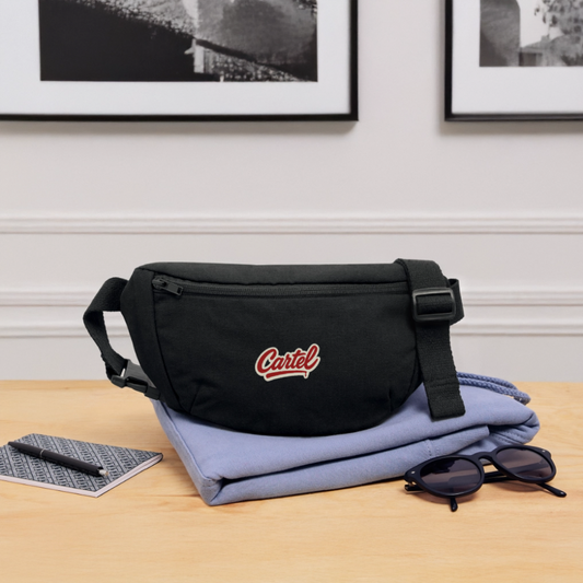 Cartel recycelte Gürteltasche/Bauchtasche - Schwarz