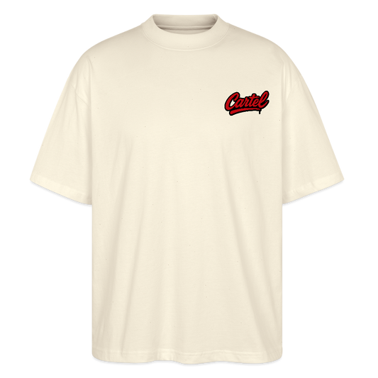 Cartel Oversized Bio T-Shirt Japan Turbo Whistle - Weißgrau