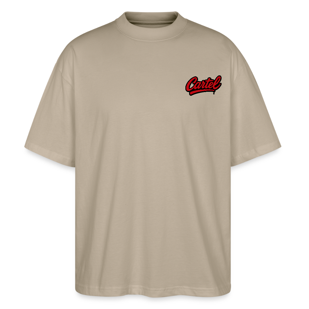 Cartel Oversized Bio T-Shirt Capybara - Steingrau