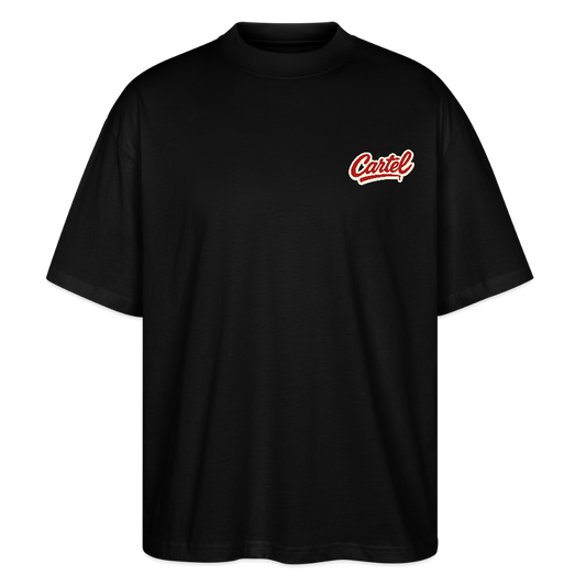 Cartel Oversized Bio T-Shirt Racecar - Schwarz