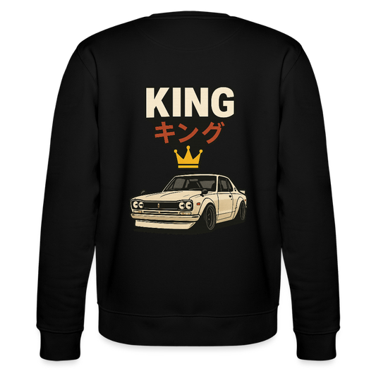 Cartel Bio-Sweatshirt King 👑 Black Sweater - Schwarz
