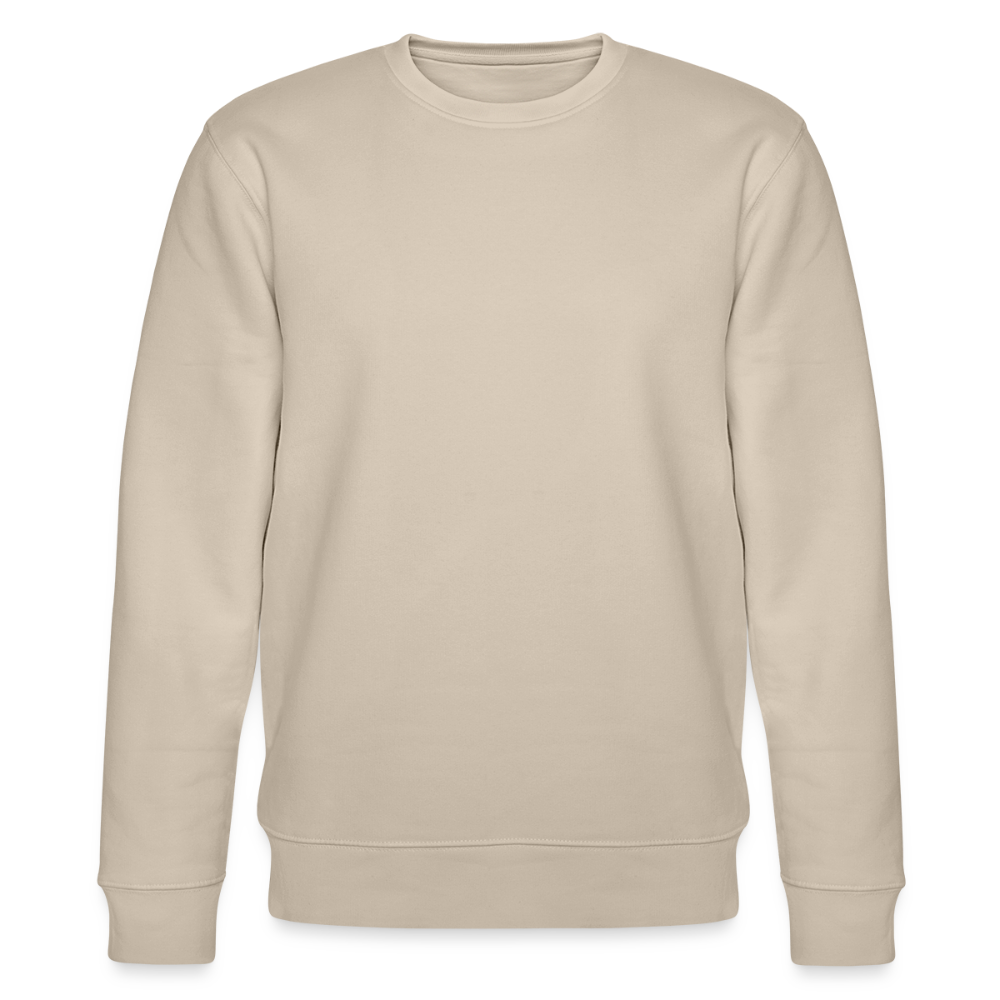 Cartel Bio-Sweatshirt Clean Black Logo - Beige