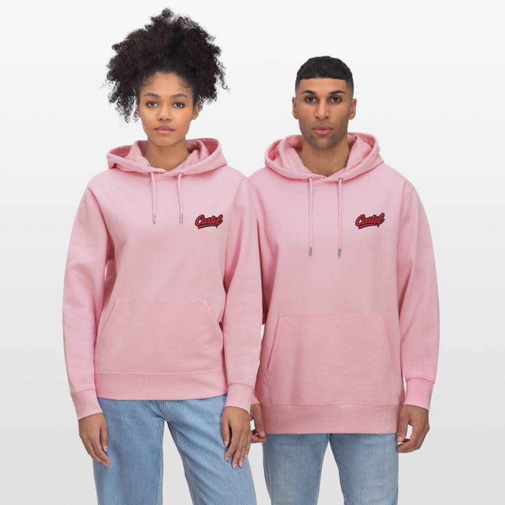 Cartel Bio-Hoodie Queen 👸 Partnerhoodie - Hellrosa