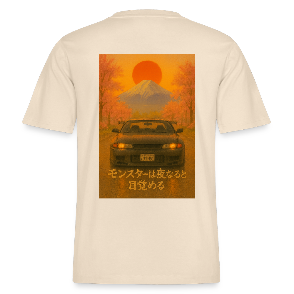 Cartel Bio-T-Shirt Japan Sunset - Weißgrau