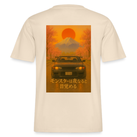 Cartel Bio-T-Shirt Japan Sunset - Weißgrau