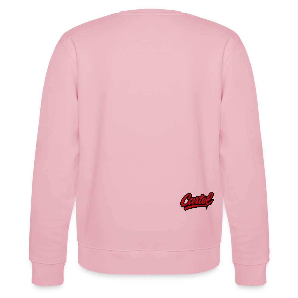 Cartel Bio-Sweatshirt Clean Black Logo - Hellrosa