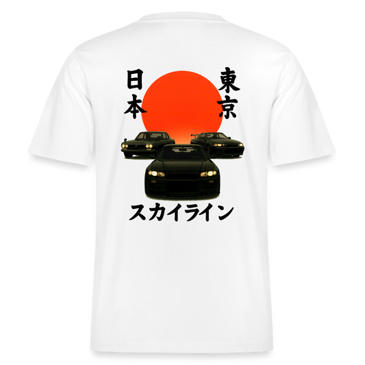 Cartel Bio-T-Shirt Japan Trio - Weiß