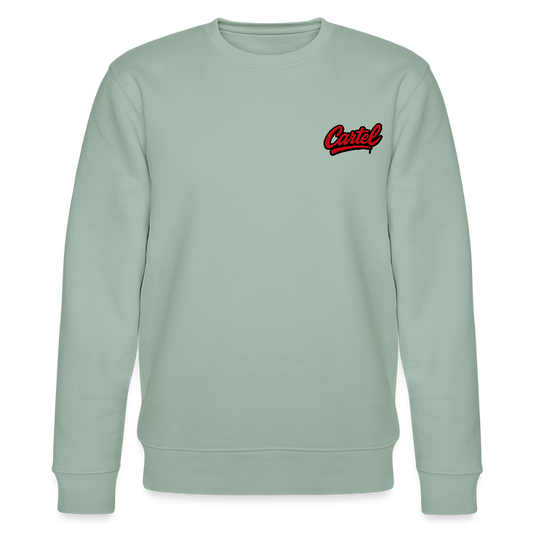 Cartel Bio-Sweatshirt Capybara - Helles Graugrün