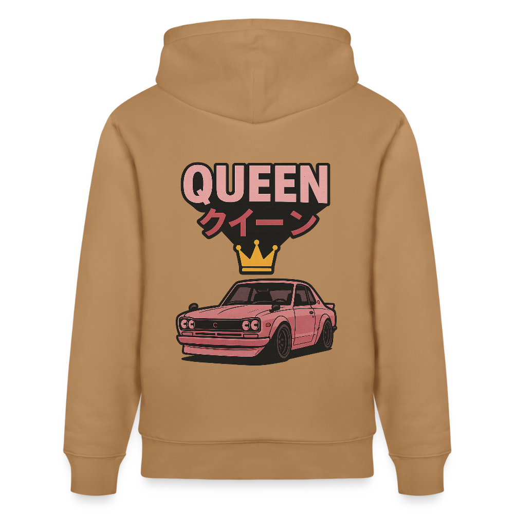 Cartel Bio-Hoodie Queen 👸 Partnerhoodie - Karamell