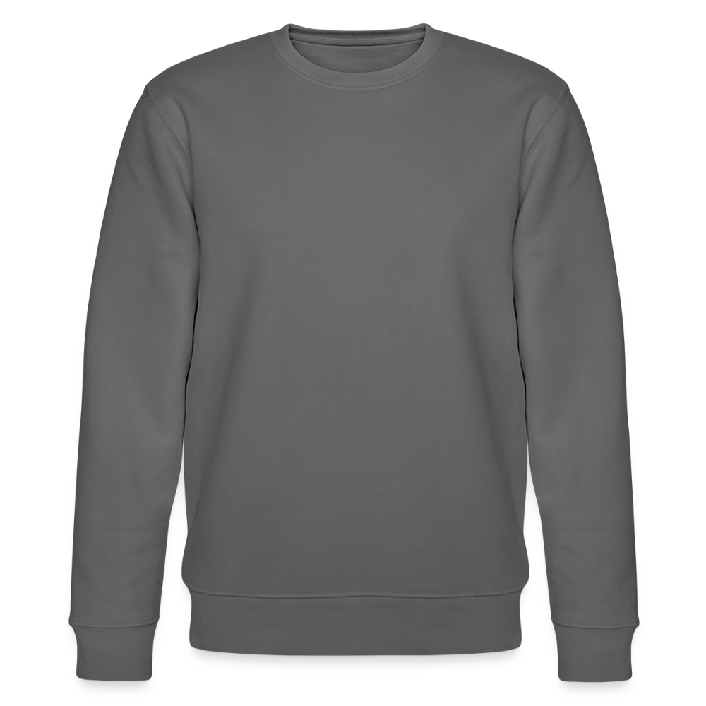 Cartel Bio-Sweatshirt Clean White Logo - Anthrazit