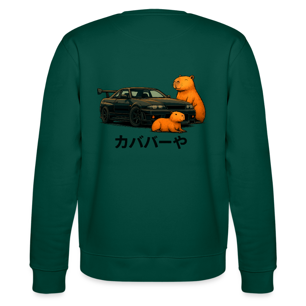 Cartel Bio-Sweatshirt Capybara - Forest