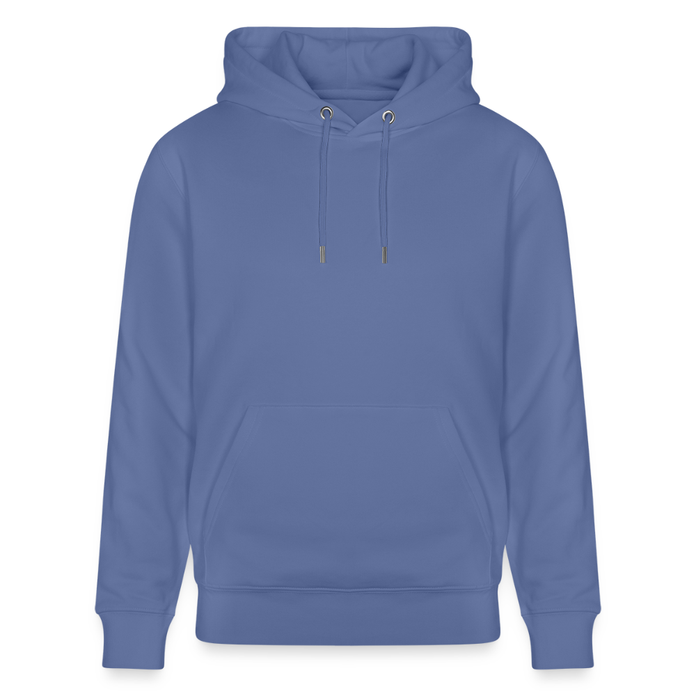 Cartel Bio-Hoodie Clean White Logo - Blau