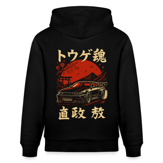 Cartel Bio-Hoodie Seele des Bergpasses Tōge - Schwarz
