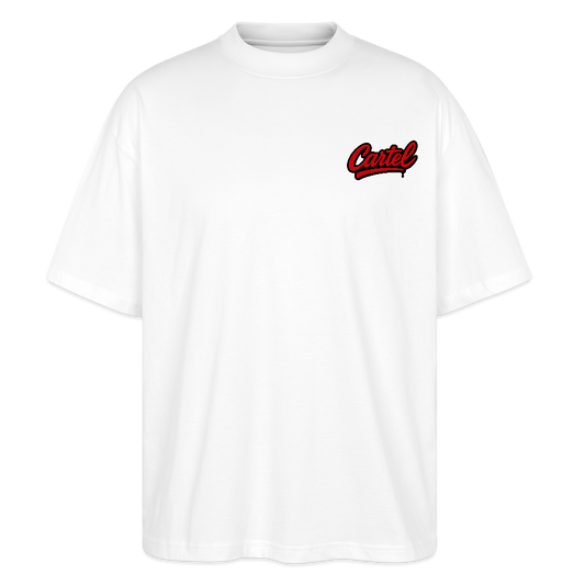 Cartel Oversized Bio T-Shirt Japan Trio - Weiß