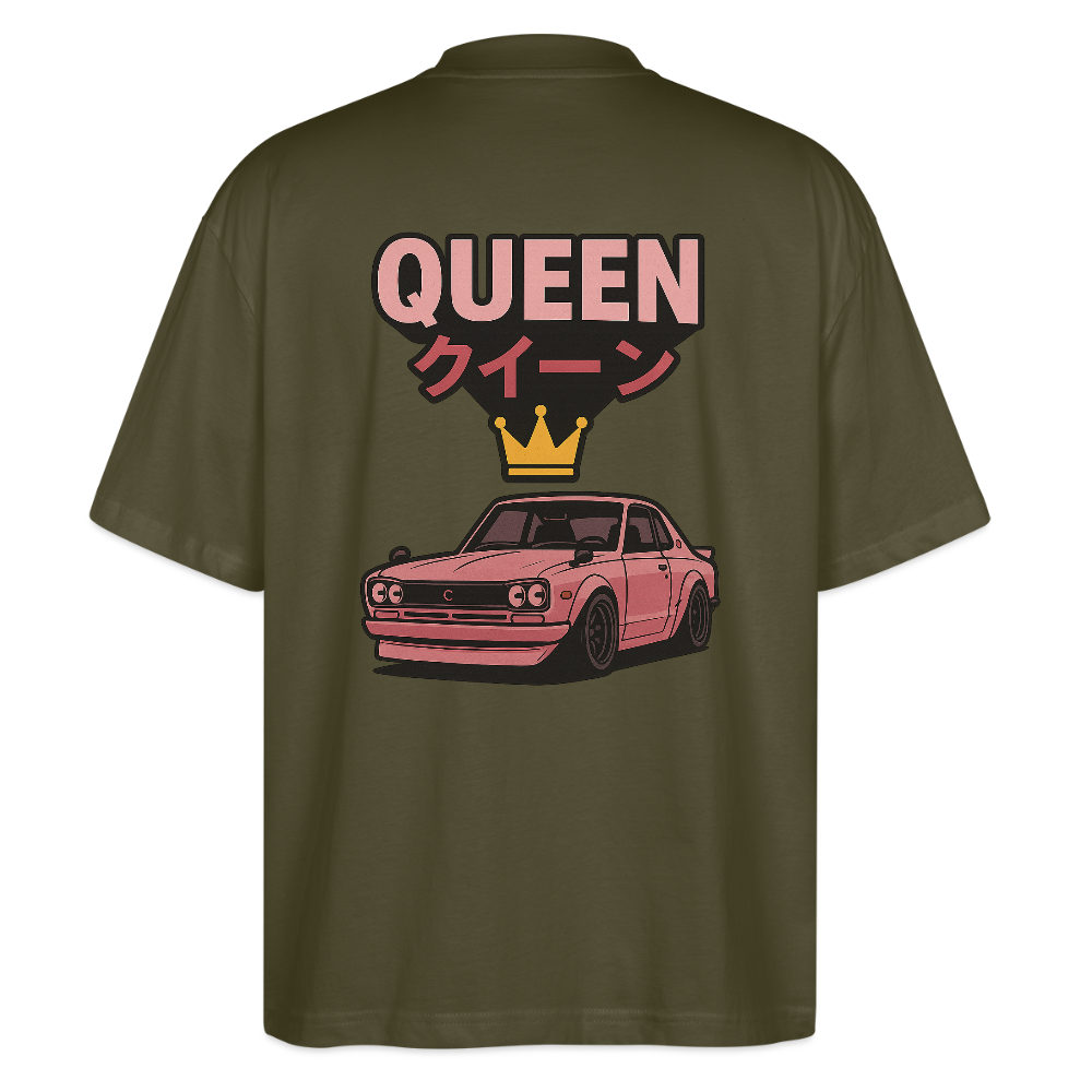 Cartel Oversized Bio T-Shirt Queen 👸 Partnershirt - Khaki