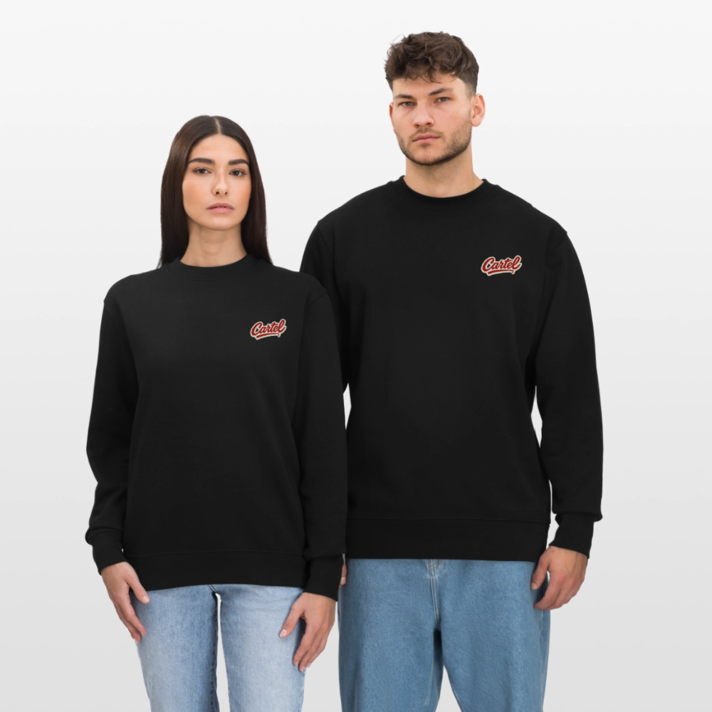 Cartel Bio-Sweatshirt King 👑 Black Sweater - Schwarz