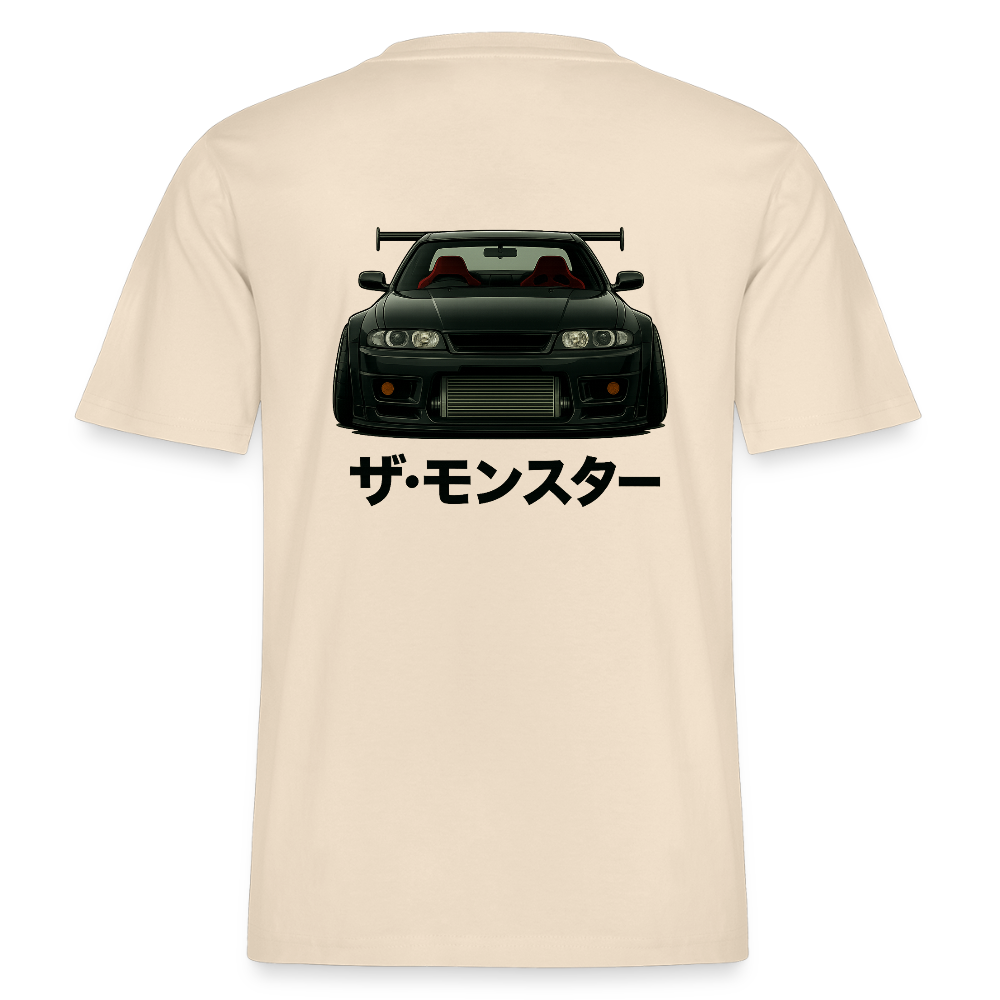 Cartel Bio-T-Shirt Monster - Weißgrau