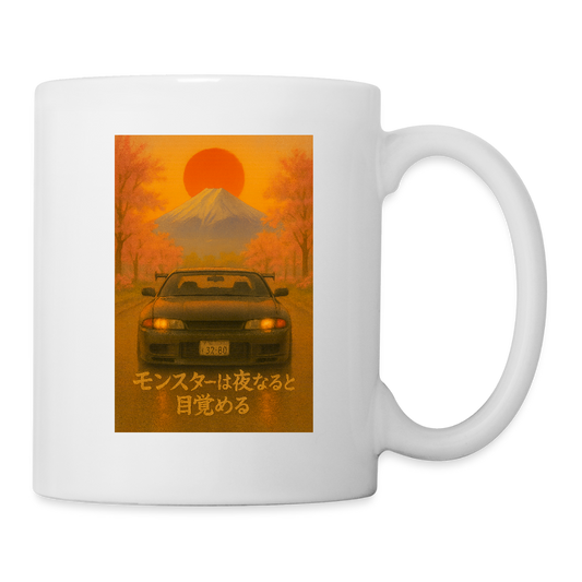 Cartel Tasse Japan Sunset - Weiß