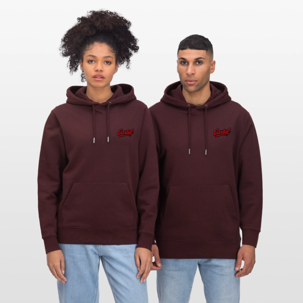 Cartel Bio-Hoodie Queen 👸 Partnerhoodie - Maroon