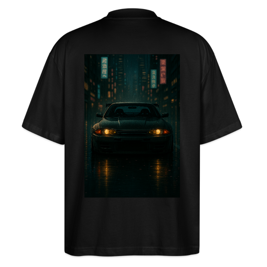 Cartel Oversized Bio T-Shirt Tokio Night - Schwarz