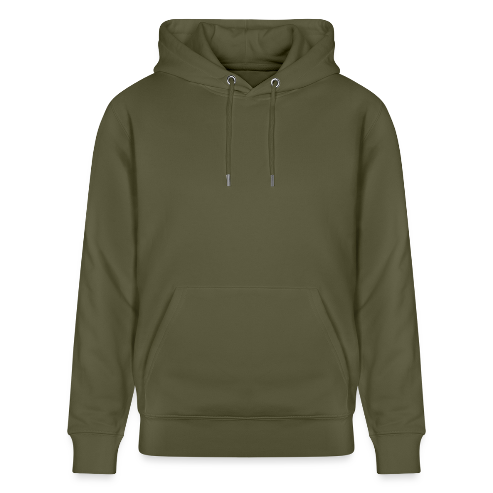 Cartel Bio-Hoodie Clean White Logo - Khaki Grün