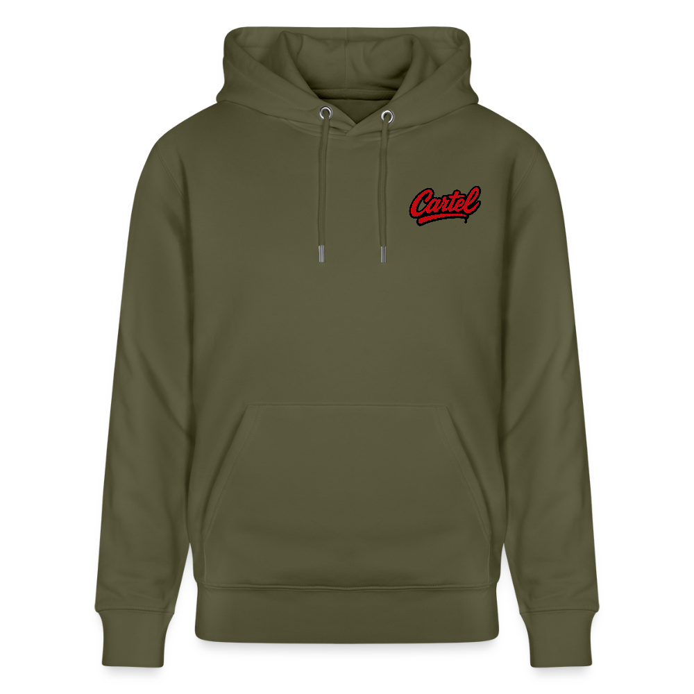 Cartel Bio-Hoodie Queen 👸 Partnerhoodie - Khaki Grün