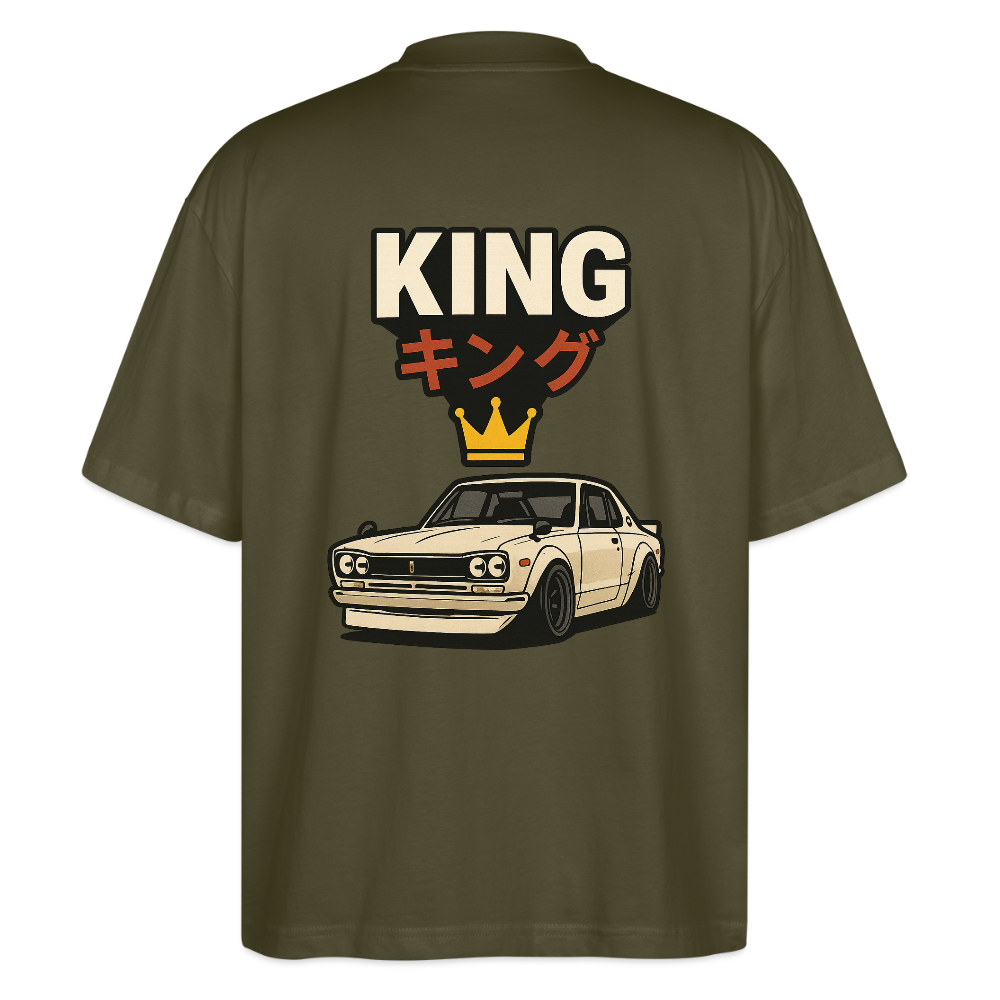 Cartel Oversized Bio T-Shirt King 👑 Partnershirt - Khaki