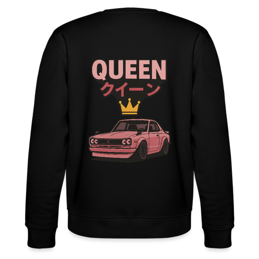 Cartel Bio-Sweatshirt Queen 👸 Black Sweater - Schwarz