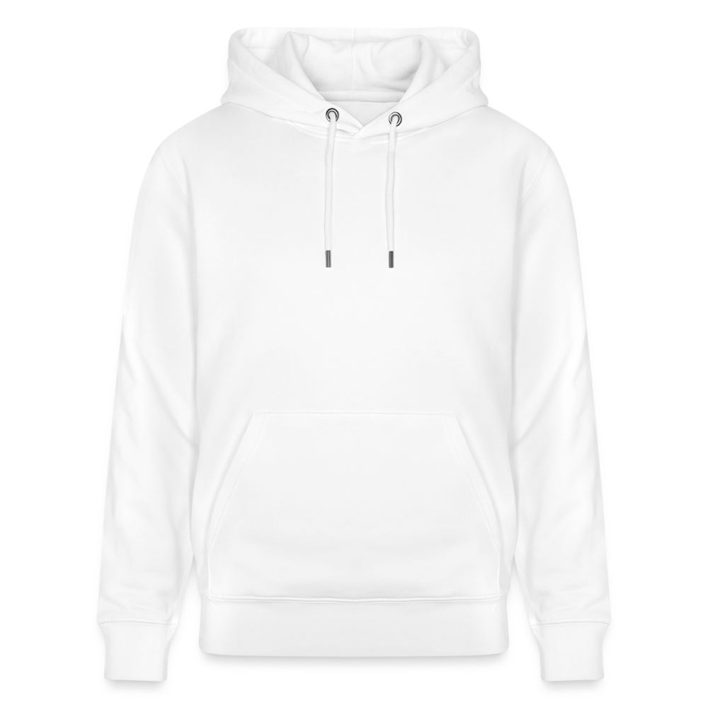 Cartel Bio-Hoodie Clean Black Logo - Weiß