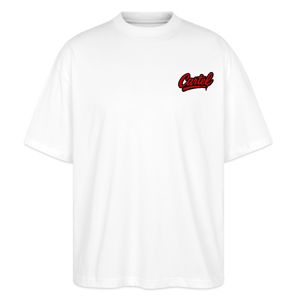 Cartel Oversized Bio T-Shirt Japan Turbo Whistle - Weiß