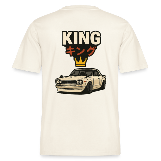 Cartel Bio-T-Shirt King 👑 Partnershirt - Naturweiß