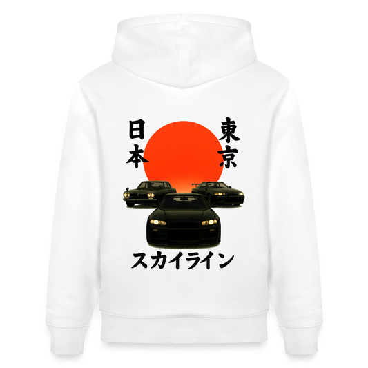 Cartel Bio-Hoodie Japan Trio - Weiß