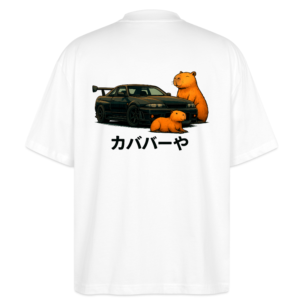 Cartel Oversized Bio T-Shirt Capybara - Weiß