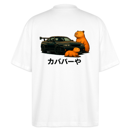 Cartel Oversized Bio T-Shirt Capybara - Weiß