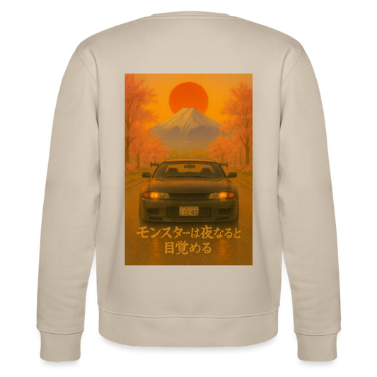 Cartel Bio-Sweatshirt Japan Sunset - Beige