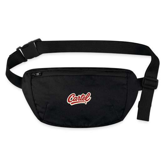 Cartel recycelte Gürteltasche/Bauchtasche - Schwarz