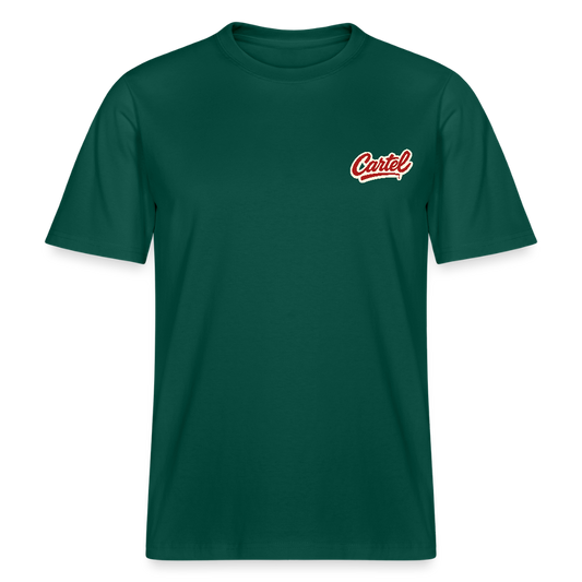 Cartel Bio-T-Shirt Clean White Logo - Forest