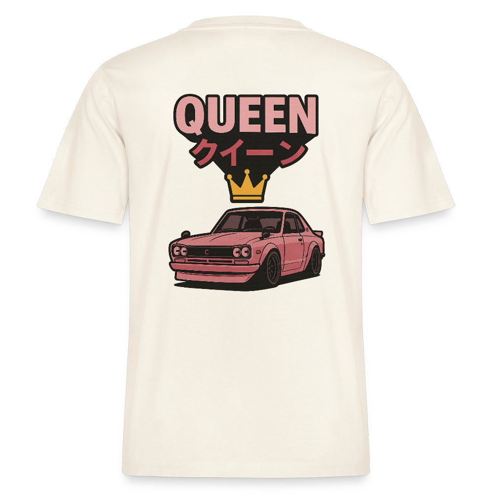 Cartel Bio-T-Shirt Queen 👸 Partnershirt - Naturweiß 