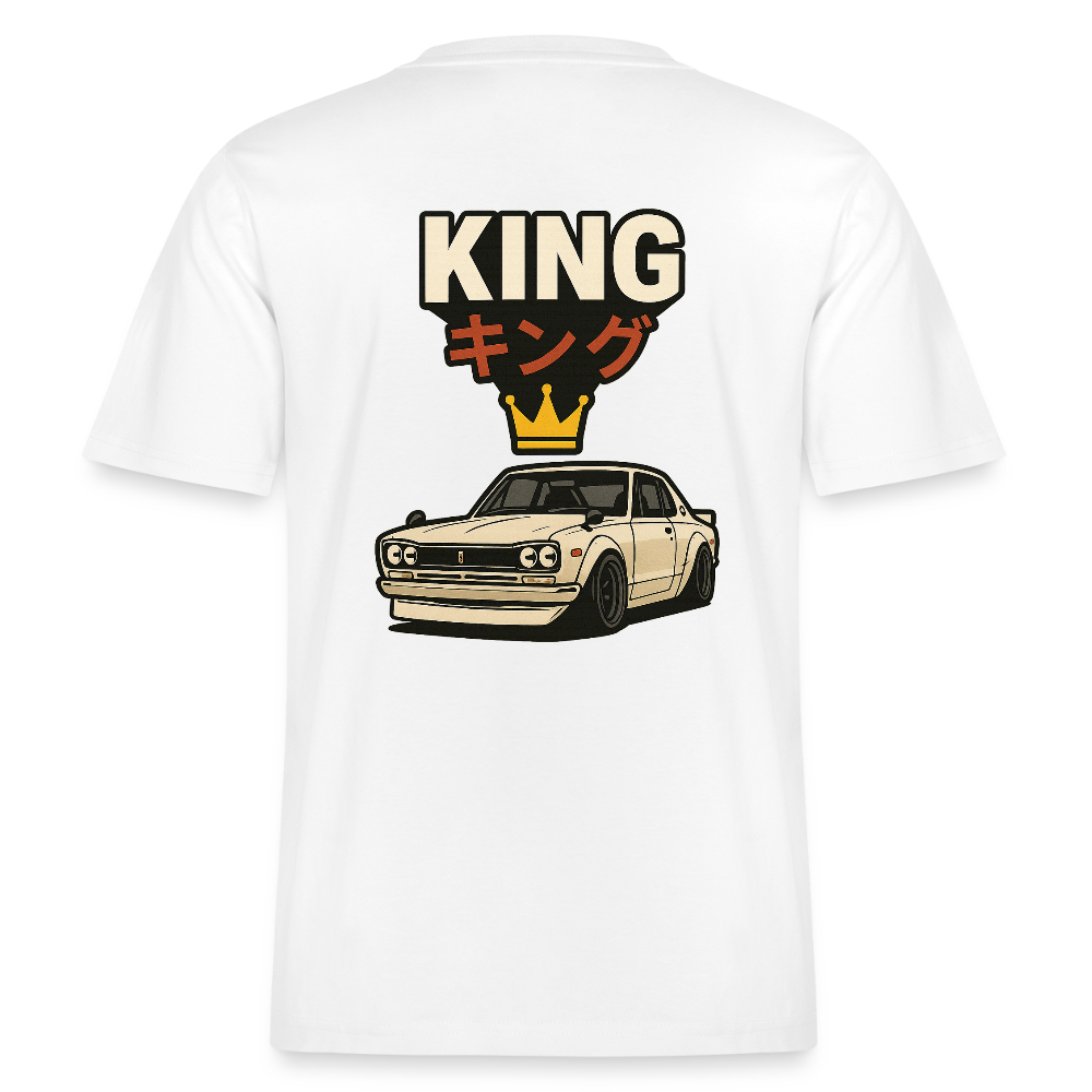 Cartel Bio-T-Shirt King 👑 Partnershirt - Weiß