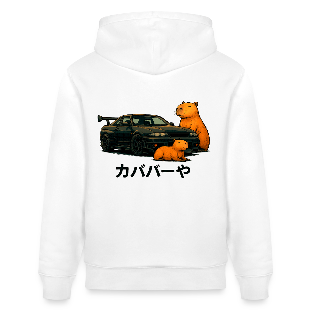 Cartel Bio-Hoodie Capybara - Weiß