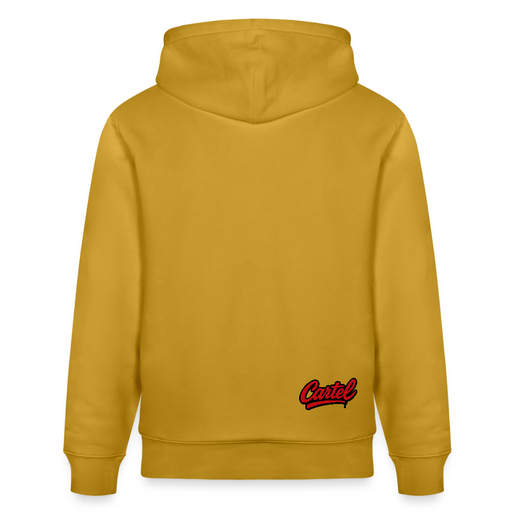 Cartel Bio-Hoodie Clean Black Logo - Ocker